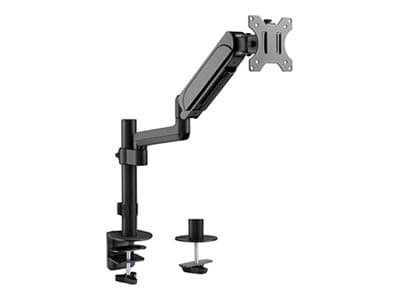 Gembird MA-DA1P-01 - Monteringssats (bordsfäste) - justerbar arm - för LCD-display - upp till 9 kg - aluminium, plast, stål - svart av fin textur - s
