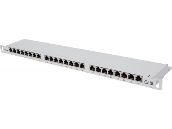Intellinet Network Solutions Patch panel 19" 0.5U 24x RJ45 Kat. 6 FTP (I-PP 24-RS-C6GH)