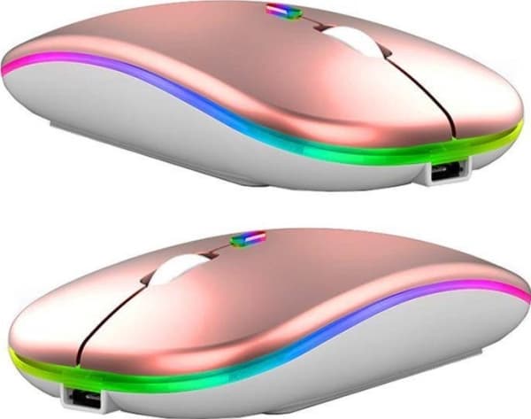 Aptel trådlös optisk mus med LED RGB-bakgrundsbelysning AK211C
