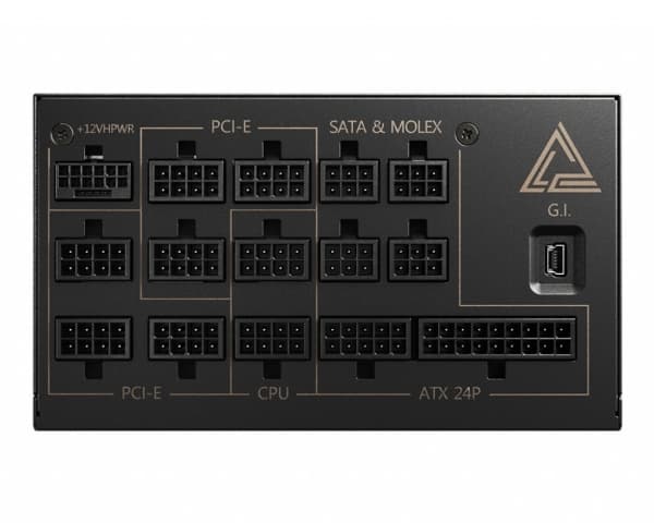 MSI MEG AI1300P PCIE5, 1300 W, 100 - 240 V, 50/60 Hz, 10 A, 5 A, Aktiivinen