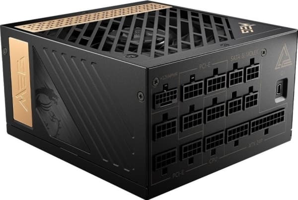 MSI MEG AI1300P PCIE5, 1300 W, 100 - 240 V, 50/60 Hz, 10 A, 5 A, Aktiivinen