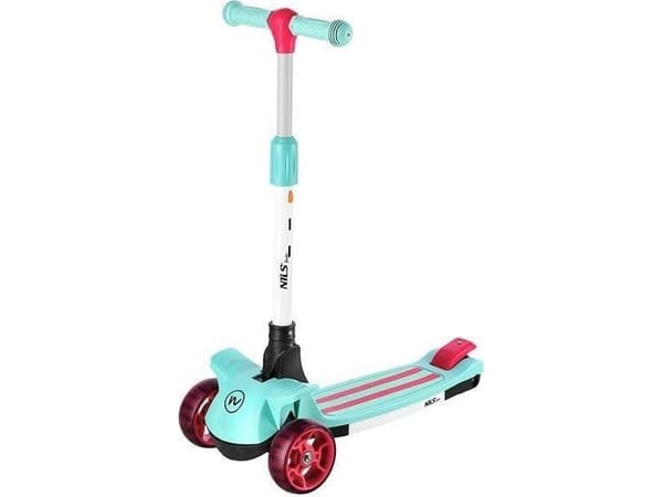 Scooter NILS Fun HLB10 LED MINT CHILDREN'S SCOOTER NILS FUN