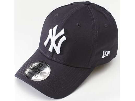 New Era 9FORTY LEAGUE BASIC 939 NAVY OPTIC WHITE - - uniseks - niebieski