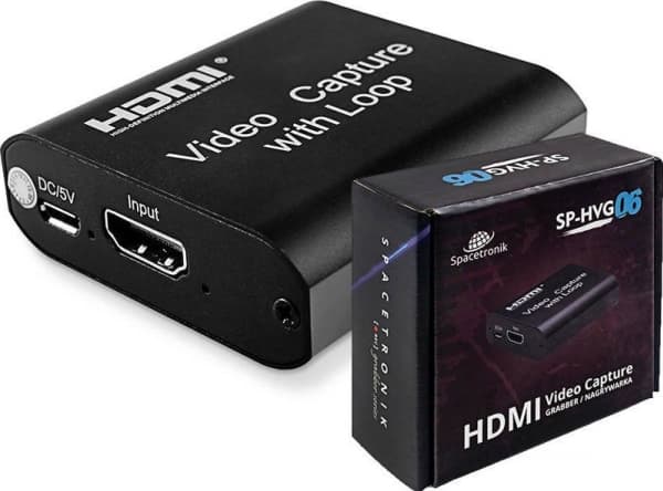 AV-signaloverføringssystem Spacetronik HDMI - HDMI Svart
