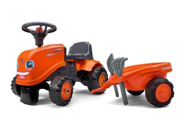 Falk 260C, 1 år, 6 hjul, Plast, Stål, Oransje, Sort