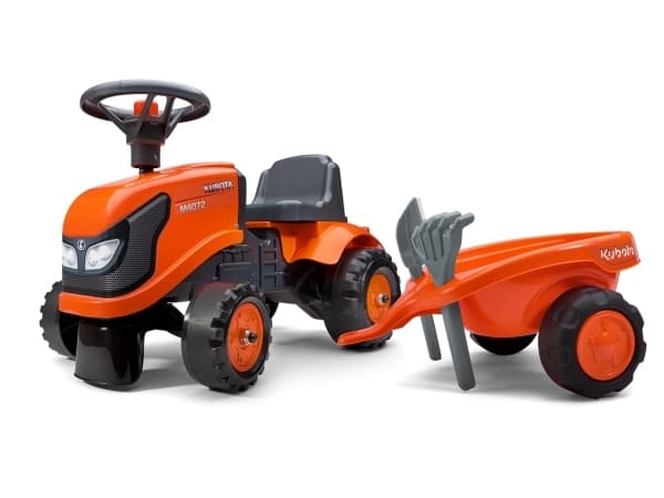 Falk 260C, 1 år, 6 hjul, Plast, Stål, Oransje, Sort