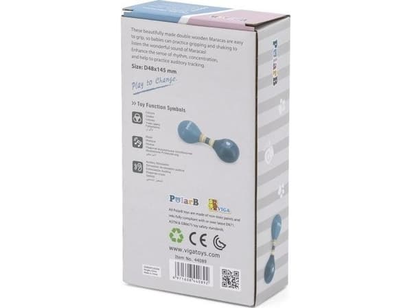 Viga Leker Viga PolarB Maracas Musikkinstrument for barn Rangle