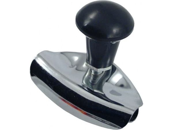 Carcommerce Steering wheel ball, straight, silver