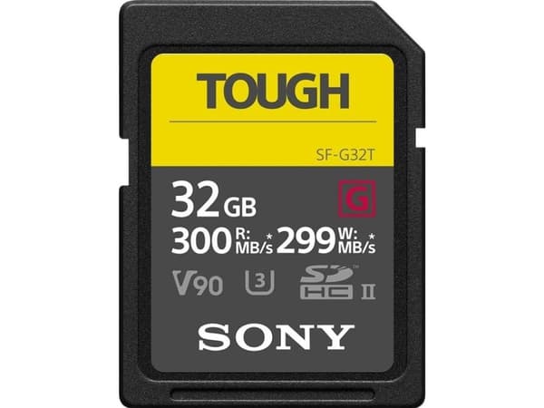 Sony SF-G32T/T1 32GB SDXC Class 10 UHS-II 300MB/s 299MB/s
