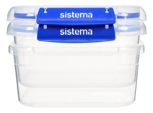 Sistema - 1,15L Square Klip It Plus 2 Pack
