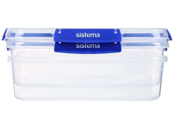 Sistema - 2,2L Rectangle Klip It Plus 2 Pack