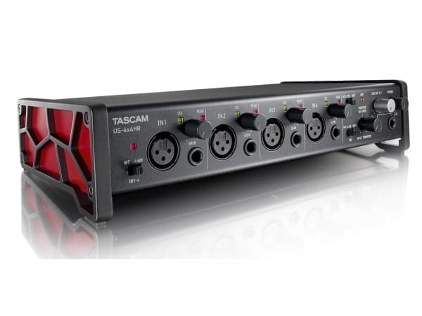 Tascam US-4X4HR, Desktop, 2.2 kO, 210 O, Sort, USB, 56 dB