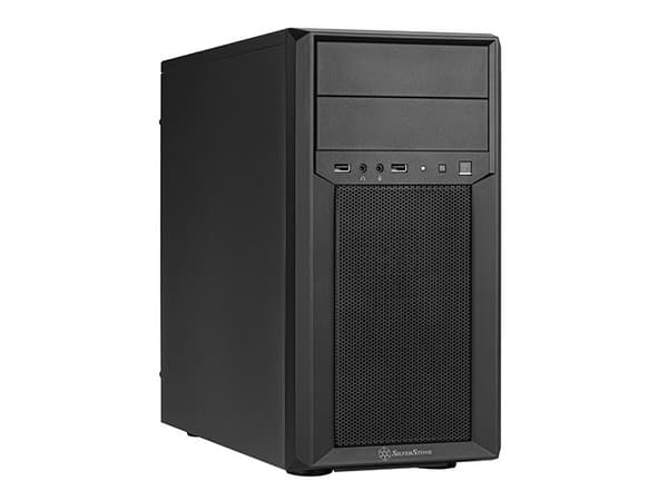 Silverstone FARA 313, Tower, PC, Sort, Micro ATX, Mini-ITX, Plast, Stål, 15,6 cm Sort