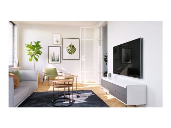 Vogel's Comfort TVM 3405 - Monteringssats (väggfäste) - fixerad - för OLED-skärm - metall - svart - skärmstorlek: 32"-77"