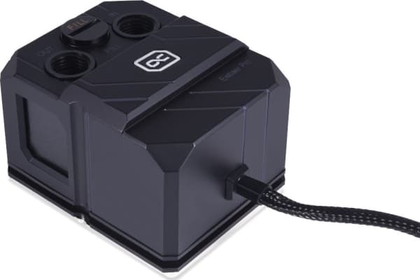 Alphacool 13094, Vannblokk, Akryl, Kopper, Nickel, Sort, 1/4", 60 °C, 0,8 stang