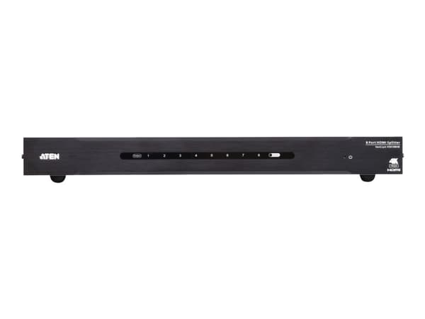 ATEN VanCryst VS0108HB - Video/lyd-splitter - 8 x HDMI - stasjonær, rackmonterbar