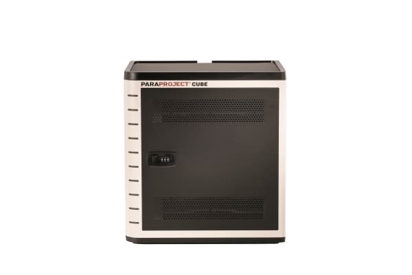Parat Cube U10, Multimediastativ, Svart, Vit, Akrylnitrilbutadienstyren (ABS), Stål, Surfplatta, 29,5 cm (11.6"), Kombinationslås