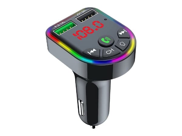 Gembird BTT-05 - Bluetooth håndfri / FM-sender / lader - svart