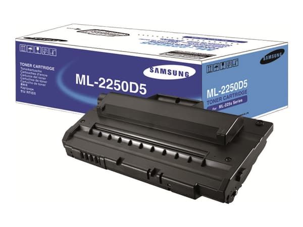 Samsung ML-2250D5 - Sort - original - tonerpatron - for ML-2250, 2251, 2251N, 2251NP, 2252W