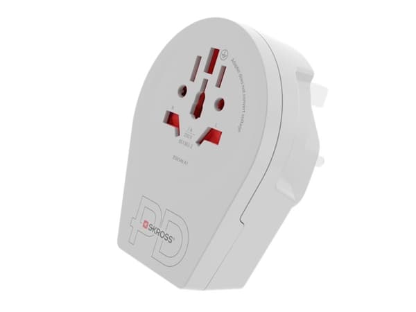 Skross 1.500291, Type G (UK), Universell, Type G (UK), Type A, Type B, Type C, Type G (UK), Type I (AU), Type J (CH), Type L (IT), Type N (BR), 100 -
