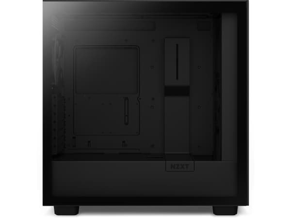 NZXT H series H7 Flow - Mid tower - ATX - genomskinlig sidopanel (härdat glas) - ingen strömförsörjning - mattsvart - USB/ljud