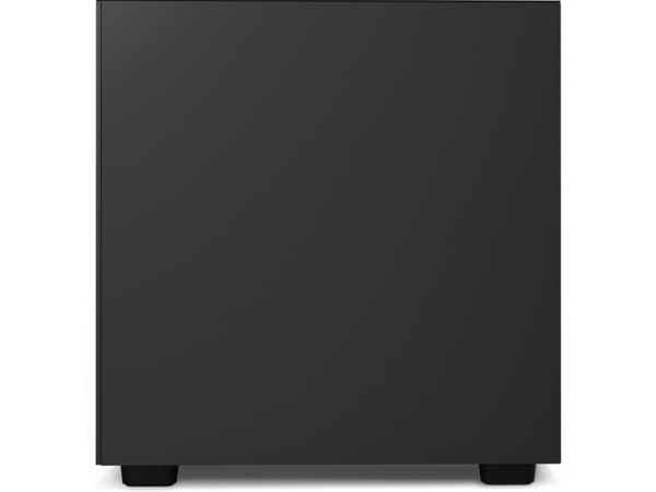 NZXT H series H7 Flow - Mid tower - ATX - genomskinlig sidopanel (härdat glas) - ingen strömförsörjning - mattsvart - USB/ljud