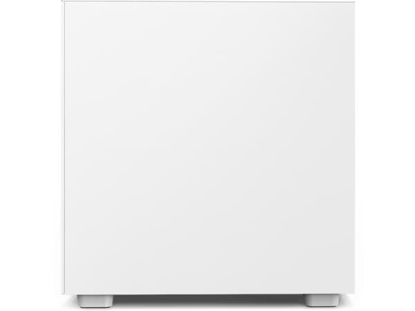 NZXT H series H7 Flow - Mid tower - ATX - sidepanel med vindu (herdet glass) - ingen strømforsyning - matt hvit - USB/lyd