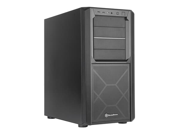SilverStone Seta D1 - Mid tower - SSI CEB - ingen strømforsyning (ATX / PS/2) - USB/lyd