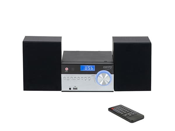 Camry Premium CR 1173, Analog og digital, AM,FM, Spiller, CD-ROM, 10 W, Sort, Sølv