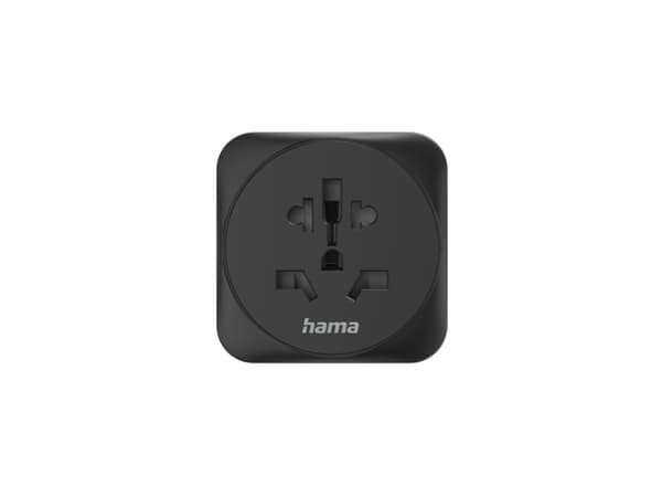 Hama 00223454, Type E/F hybrid, Universell, Rett, Rett, Type E/F hybrid, Type A, Type B, Type C, Type I (AU), Type J (CH), Type L (IT)