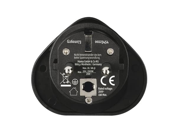 Hama 00223454, Type E/F hybrid, Universell, Rett, Rett, Type E/F hybrid, Type A, Type B, Type C, Type I (AU), Type J (CH), Type L (IT)