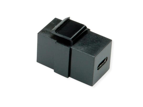 VALUE USB Typ C Keystone Modul, schwarz (25.99.8210)