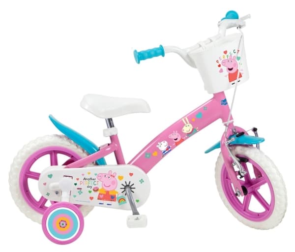 Lasten polkupyörä 12" Peppa Pig pinkki 1195 Pinkki TOIMSA