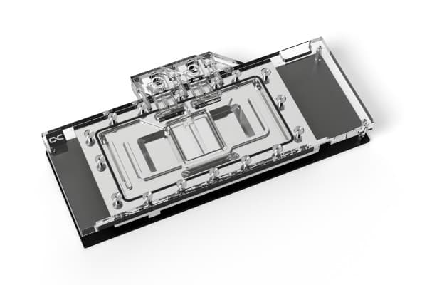 Alphacool 13548, Vannblokk + Bakplate, Aluminium, Kobber (Cu), 1/4", 3-pin, AMD Radeon RX 7900 XT, 20GB GDDR6, HDMI, 2x DP, USB-C - ASRock Radeon RX