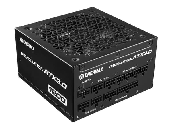 Enermax Revolution ERA1200EWT - Strømforsyning (intern) - ATX12V 3.0/ EPS12V - 80 PLUS Gold - AC 100-240 V - 1200 watt