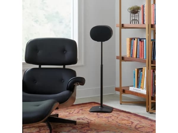 Sanus WSSE31 - Stativ - fast - for høyttaler - stål, ekstrudert aluminium - svart - plassering på gulv - for Sonos Era 300