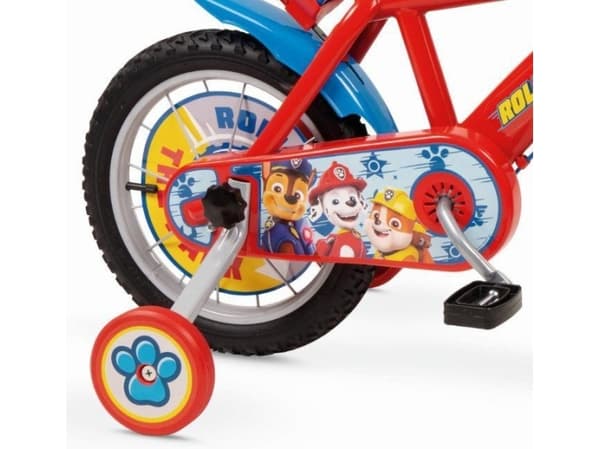 Børnecykel 14" Paw Patrol rød 1478 dreng NYT TOIMSA