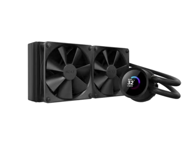 NZXT Kraken 240 - Væskekjølesystem for prosessor - (for: LGA115x Socket, LGA1200, LGA1700, AM4, AM5, sTRX4, TR4) - kobber - 120 mm - matt svart