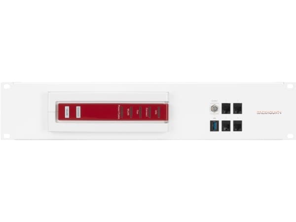 Rackmount.IT RM-FB-T5, Hvit, 2U, AVM FRITZ!Box 6590 Cable AVM FRITZ!Box 6591 AVM FRITZ!Box 6690 Cable, 482 mm, 217 mm, 88 mm