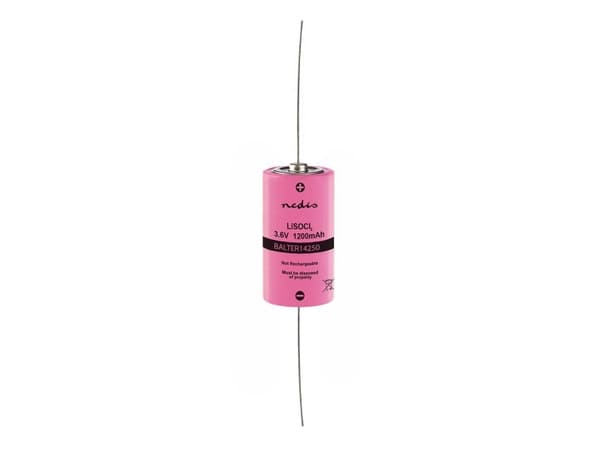 Nedis BALTER14250A, Engångsbatteri, 3,6 V, 1 styck, 1200 mAh, Blåsa