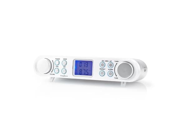 Nedis RDFM4000WT, Kjøkken, Digitalt, FM, 87,5 - 108 MHz, 1,5 W, LCD