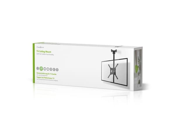 Nedis TVCM1330BK, 66 cm (26"), 106,7 cm (42"), 100 x 100 mm, 400 x 400 mm, Stål, Sort