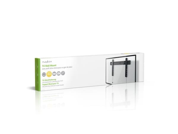 Nedis TVWM5050BK, 94 cm (37"), 177,8 cm (70"), 200 x 200 mm, 600 x 400 mm, Stål, Sort
