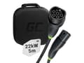 Miniatyrbilde 2 av 5: Green Cell EV-ladekabel type 2 plugg - 3-faset, 32A - Opptil 22 kW - 5 meter