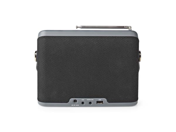 Nedis RDDB5200BK, Bærbar, Digitalt, DAB+, FM, 87,5 - 108 MHz, 174.928 - 239.2 MHz, 8 W