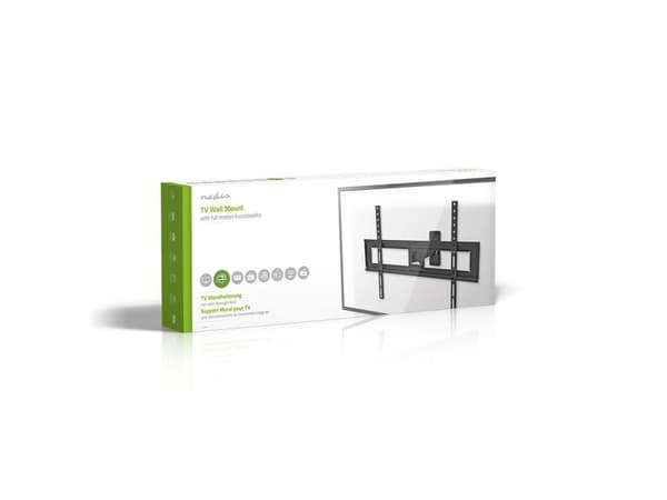 Nedis TVWM1450BK, 94 cm (37"), 177,8 cm (70"), 100 x 100 mm, 600 x 400 mm, Plast, Stål, Svart
