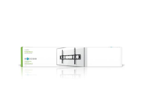 Nedis TVWM1151BK, 177,8 cm (70"), 100 x 100 mm, 600 x 400 mm, 0 - 20°, Stål, Sort