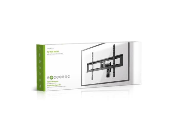 Nedis TVWM1550BK, 94 cm (37"), 177,8 cm (70"), 25 kg, 100 x 100 mm, 600 x 400 mm, Lajittelu