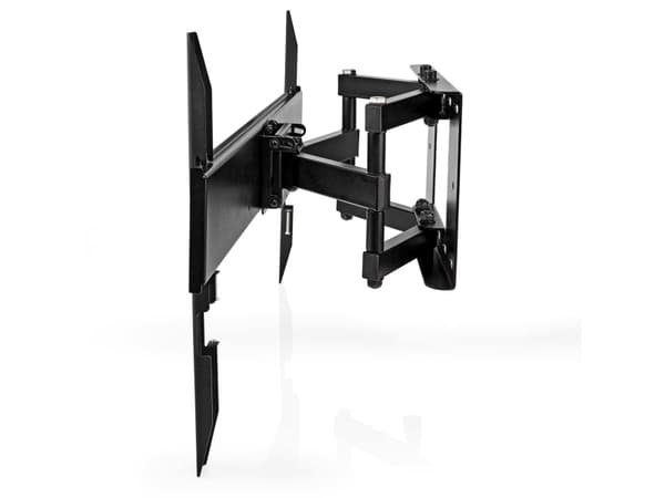 Nedis TVWM3551BK, 200 x 200 mm, 600 x 400 mm, 0 - 30°, 180°, Stål, Svart
