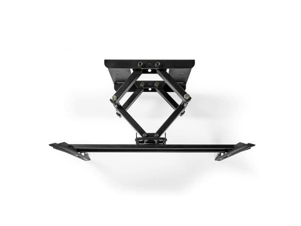 Nedis TVWM3551BK, 200 x 200 mm, 600 x 400 mm, 0 - 30°, 180°, Stål, Svart